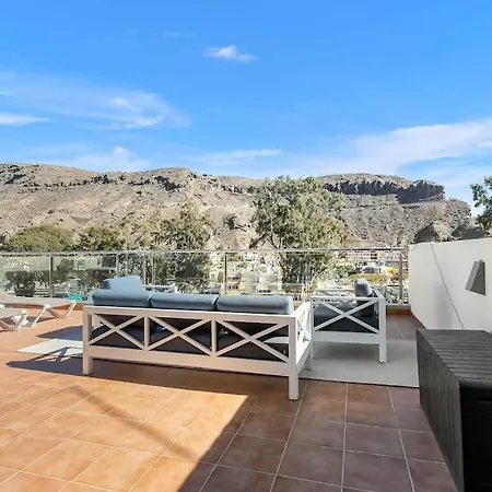 Lejlighed Rivera Del Puerto Luxury Penthouse With Great Terrace And Sea View Puerto De Mogan